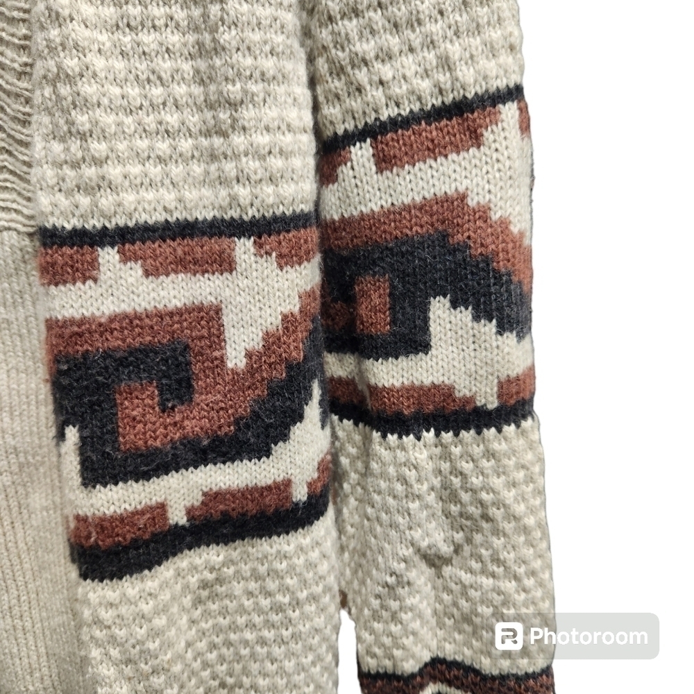 Staring at Stars Aztec Printed Open Flyaway Cardigan for Women Sz. M - Picture 5 of 5